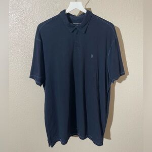 John Varvatos Dark Blue Polo Shirt
